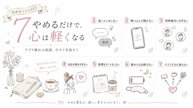 やめるべき7つのこと