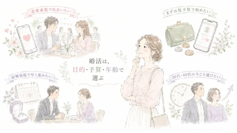 婚活の選択肢を彩る